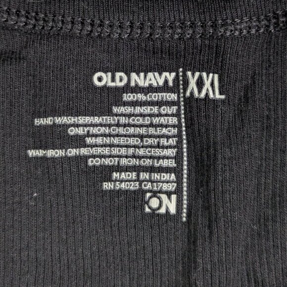 Old Navy Black Tank with Rainbow-colored Embellishments Size XXL - Picture 4 of 4